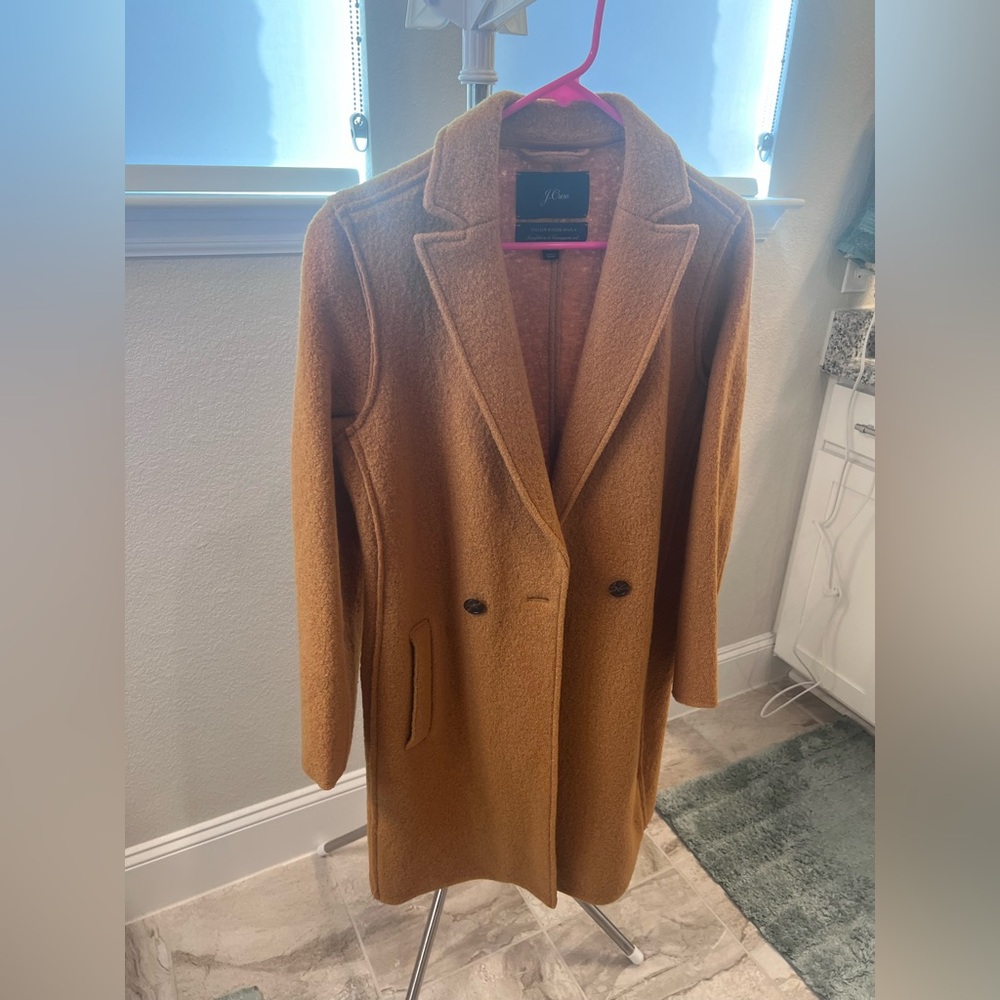 J. Crew Boiled Italian Wool Pea Coat